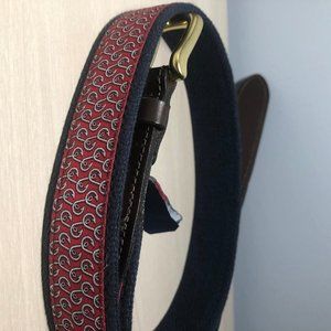 Vineyard Vines Red Fishing Hooks Size 34 Belt